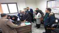 بازدید دکتر مطلق ،مدیرگروه کاهش خطر در بلایای وزارت بهداشت و همراهان از مرکز خدمات جامع سلامت مهر و خانه بهداشت رکن آباد